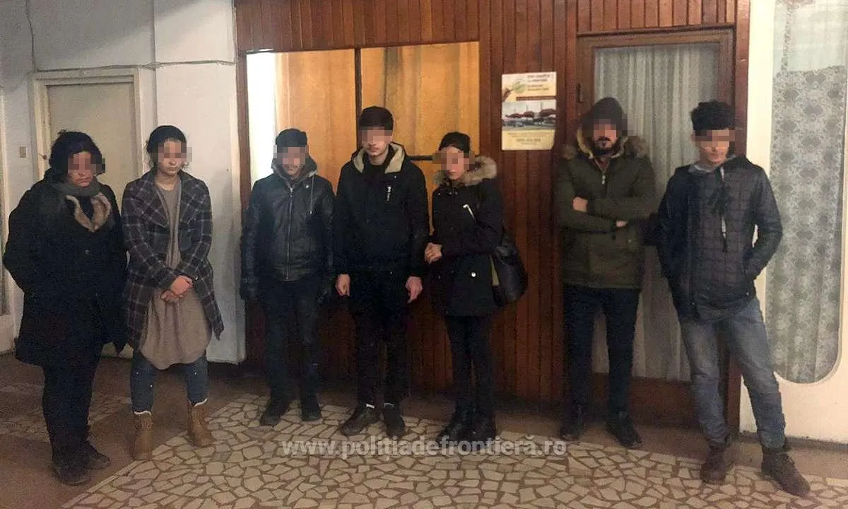 ARADCU 00 MIGRANTI POLITIA DE FRONTIERA ARAD MA22IAN