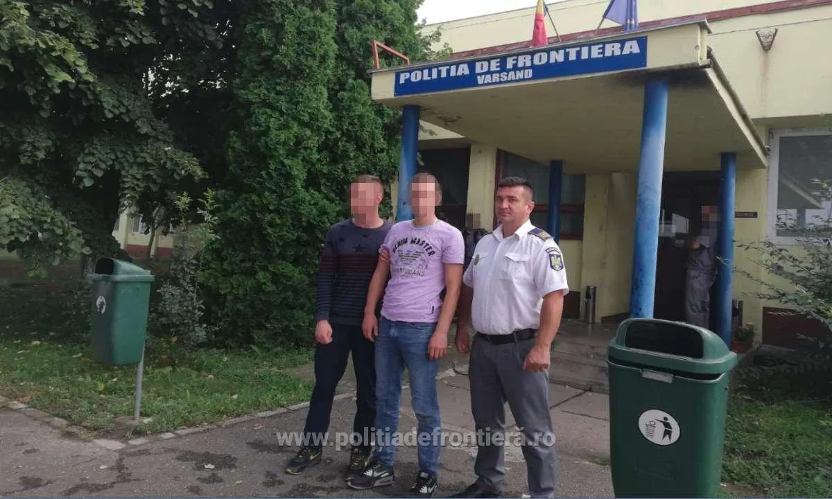 ARADCU 00 MIGRANTI POLITIA DE FRONTIERA ARAD VI02AUG
