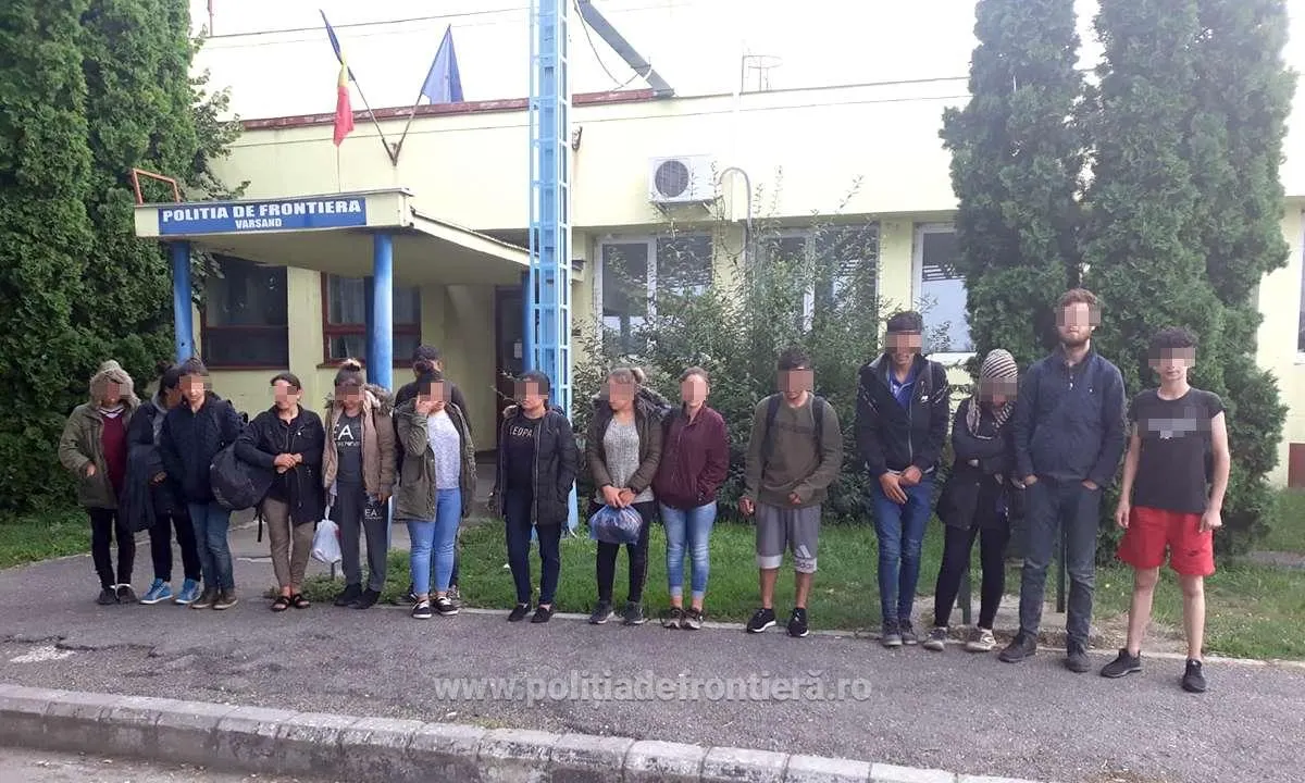 ARADCU 00 MIGRANTI POLITIA DE FRONTIERA JOI08AUG