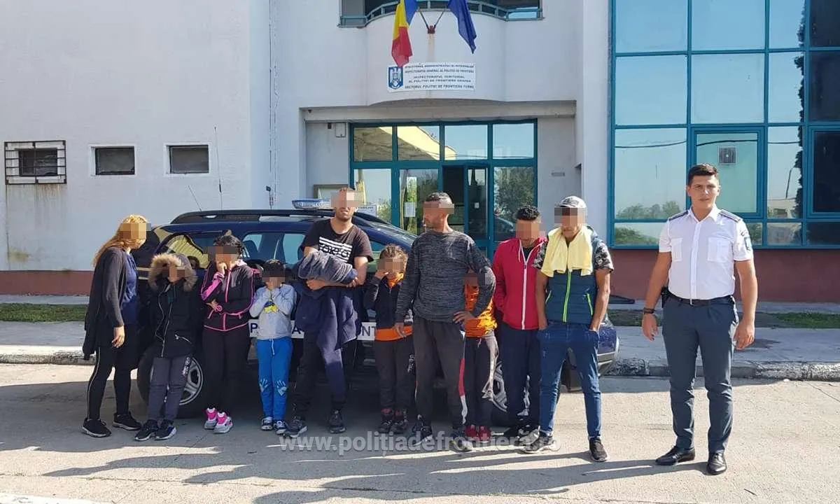 ARADCU 00 MIGRANTI POLITIA DE FRONTIERA LU05AUG