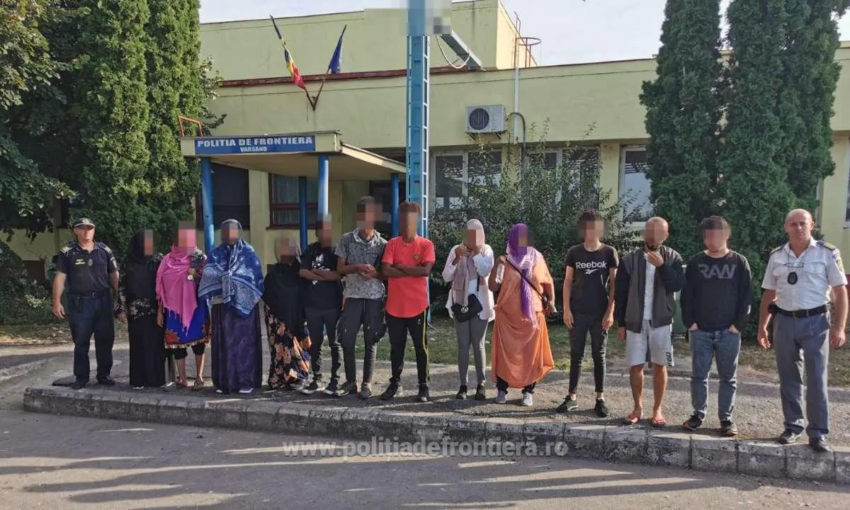 ARADCU 00 MIGRANTI POLITIA DE FRONTIERA VI23AUG