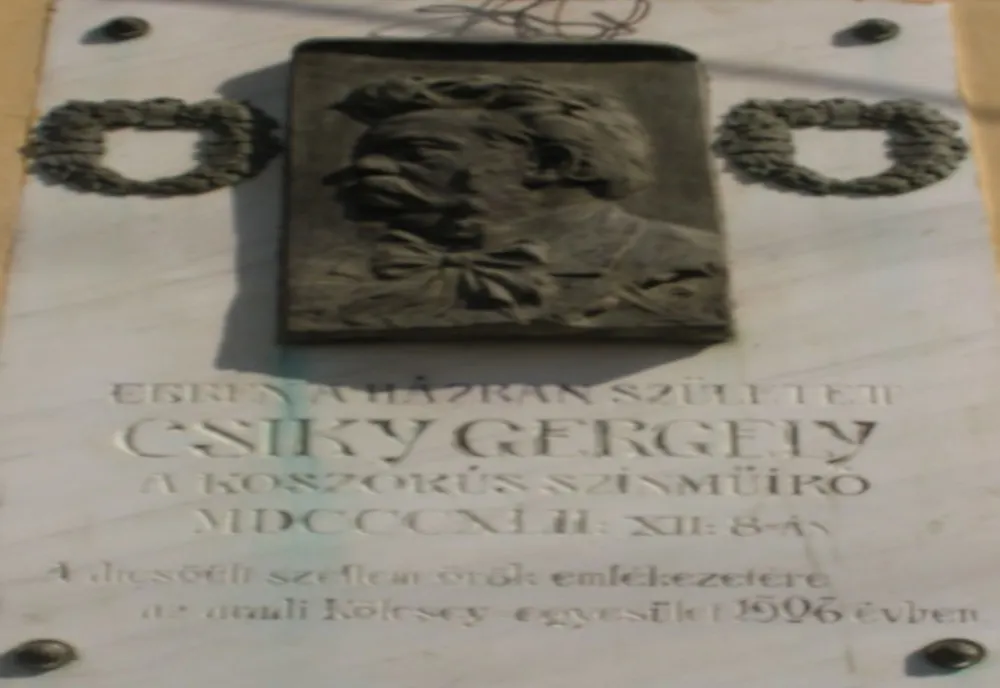 Arad: 128 de ani de la moartea întemeietorului dramaturgiei moderne maghiare, Csiky Gergely, care s-a născut în județul Arad