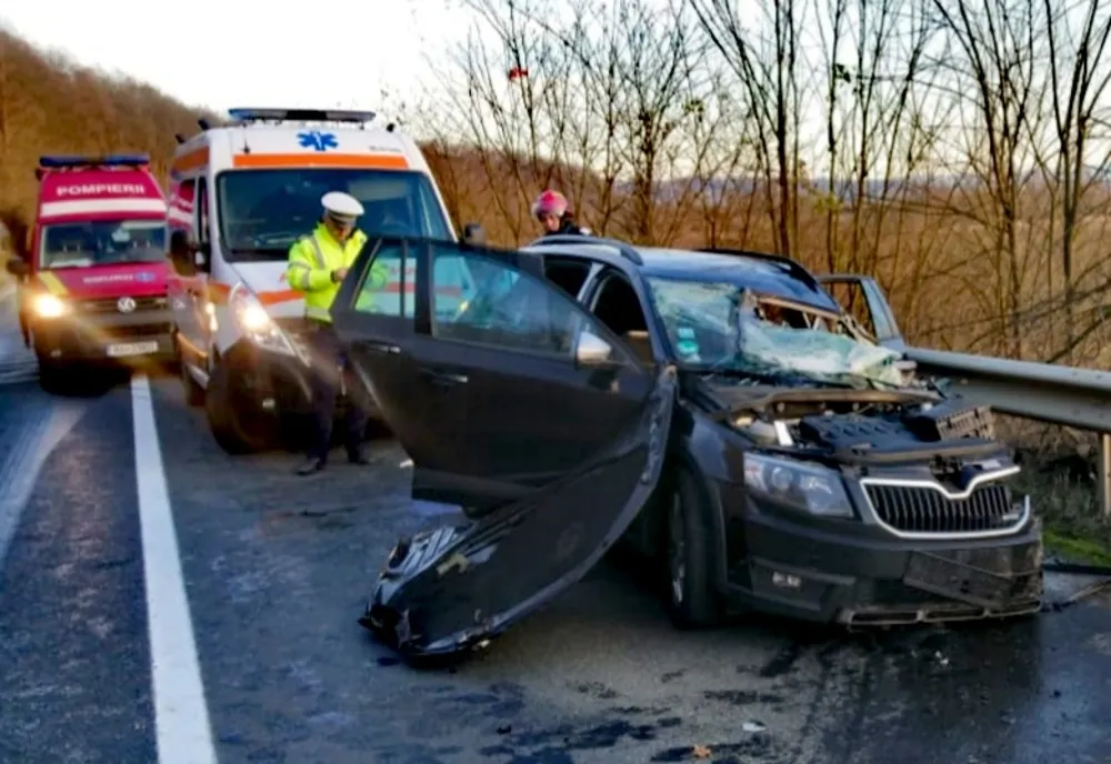 Arad: AUDIO Accident grav pe DN7, în Arad. S-a intervenit cu elicopterul SMURD