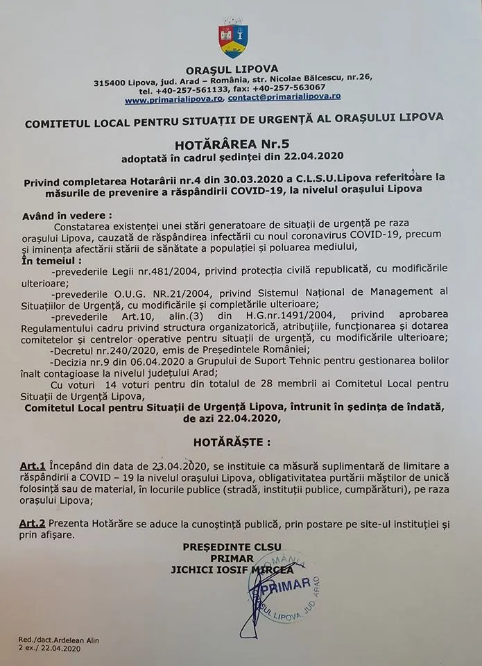 ARADCU 00 LIPOVA MI22APR