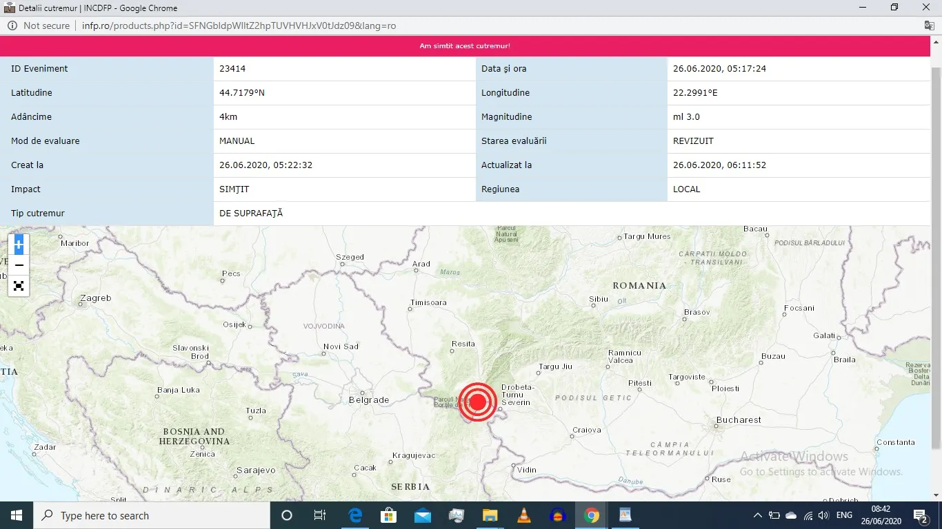 ARADCU 00 CUTREMUR VI26IUN