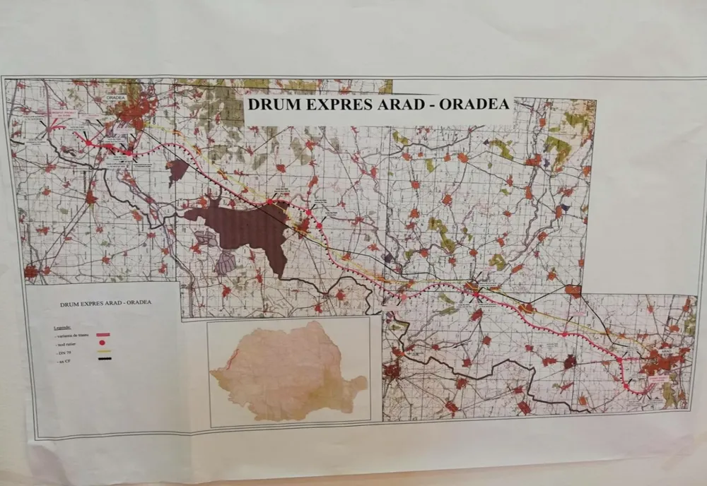 A fost lansată procedura de achiziție publică pentru contractarea documentației tehnice aferente investiției: DRUM EXPRES ORADEA-ARAD