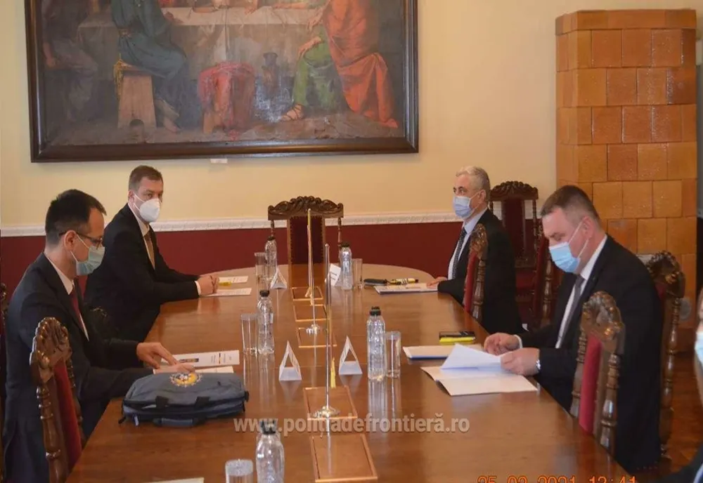 Întâlnire oficială a conducerii Poliției de Frontieră Române cu cea din Serbia 