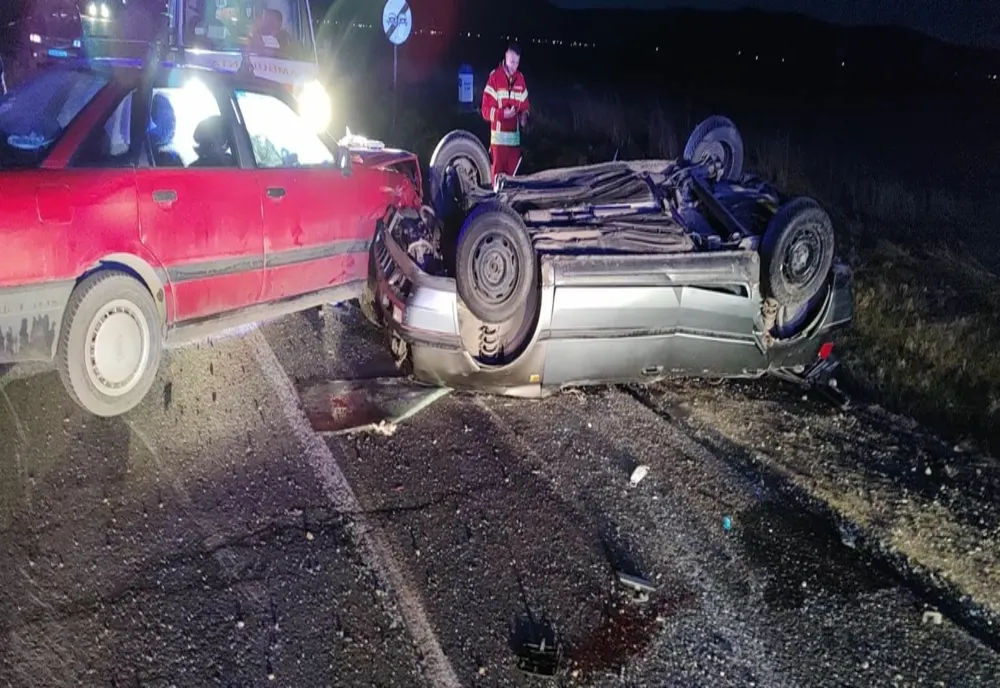 Un tânăr care s-a urcat la volan băut a provocat un grav accident ruiter
