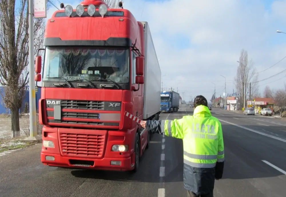Acțiune pentru verificarea tonajului pe șoselele din județul Arad