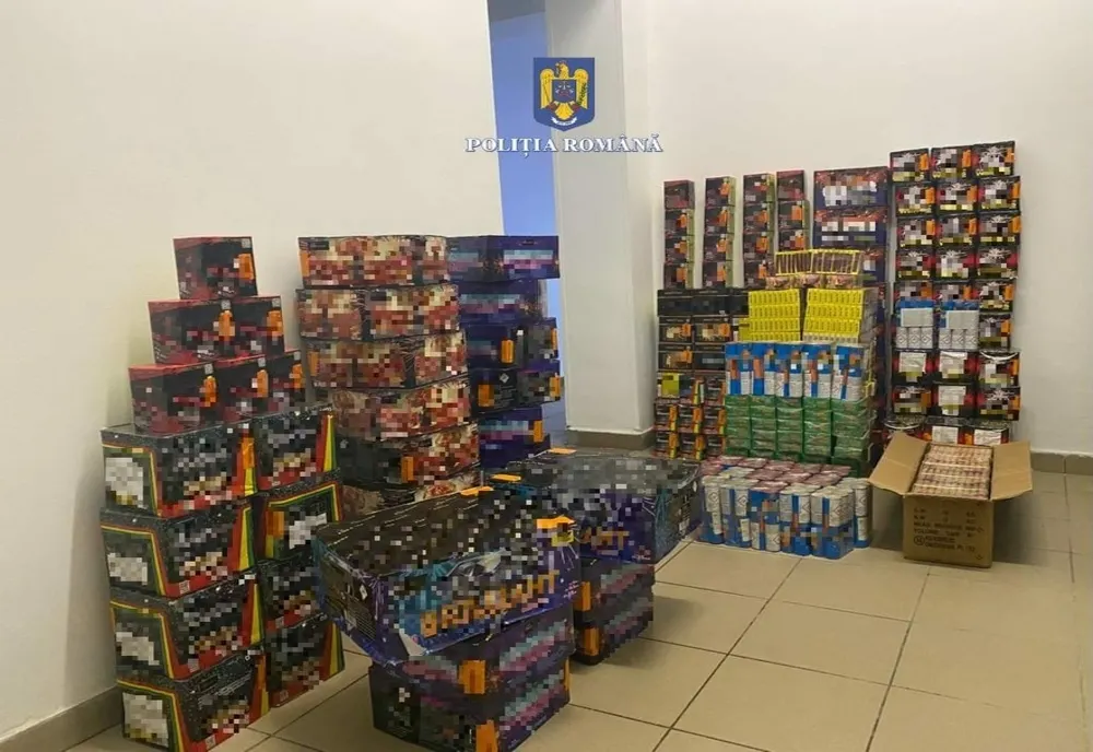 153 de percheziții la Arad și în alte 22 de județe pentru descoperirea de articole pirotehnice deținute ilegal