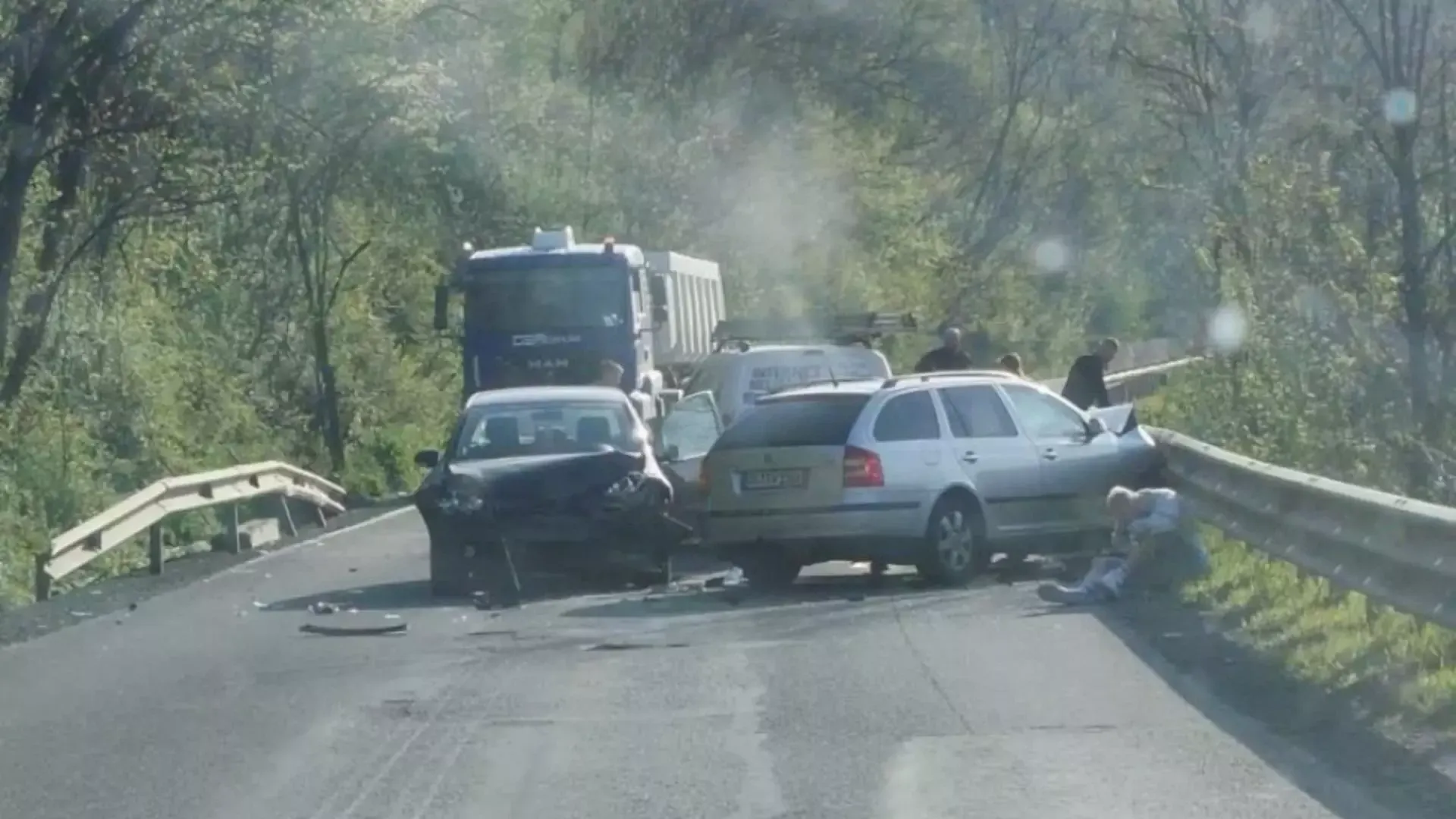 Accident în Arad FOTO: glsa.ro