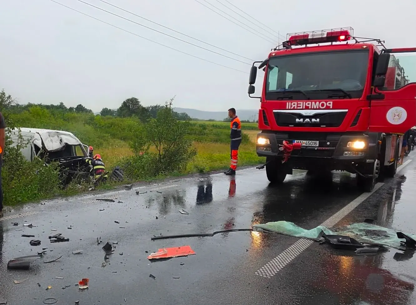 Accident grav pe DN7
