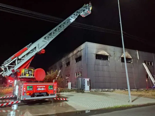 Incendiu Arad/ Foto: ISU Arad