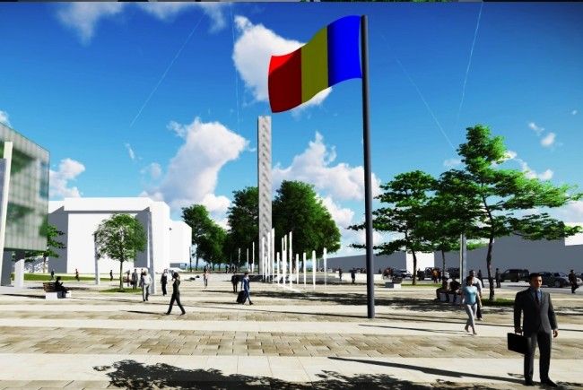 ARADCU 00 MONUMENT MAREA UNIRE MACHETA ARAD VI02NOV