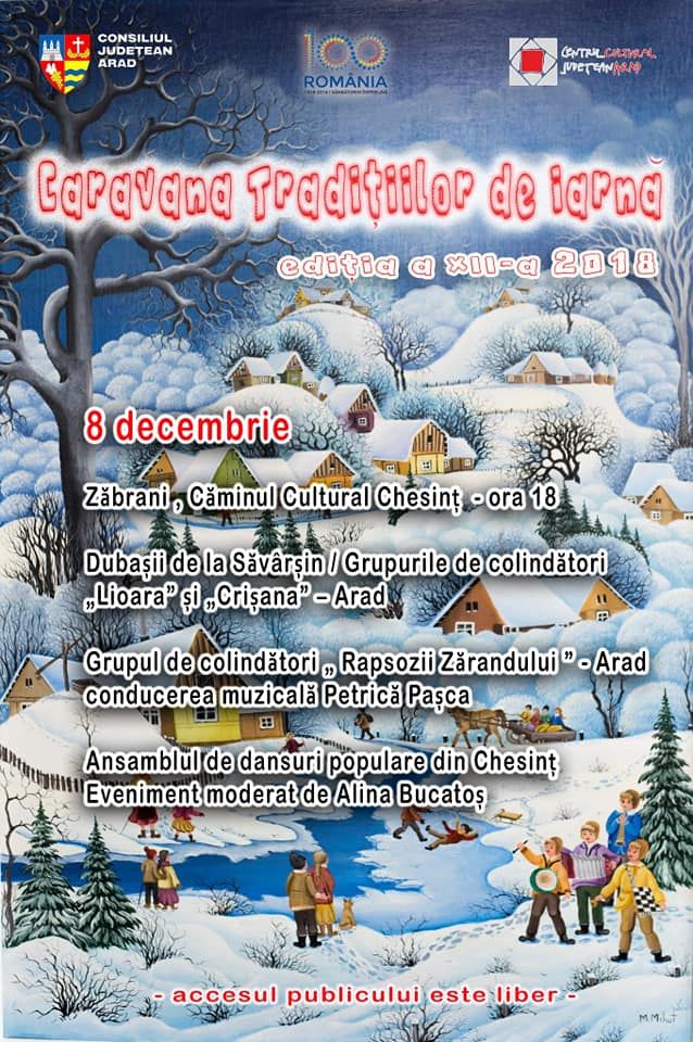 ARADCU 00 CARAVANA TRADITII IARNA CJ ARAD SA08DEC