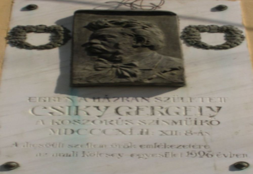 Arad: 128 de ani de la moartea întemeietorului dramaturgiei moderne maghiare, Csiky Gergely, care s-a născut în județul Arad