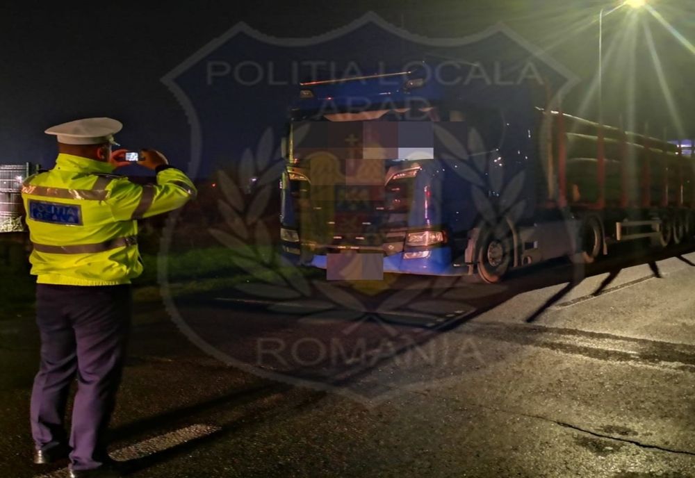 Arad:  108 amenzi pentru traficul greu din Zona Industrială Vest din Arad. Primăria Arad propune o măsură extremă