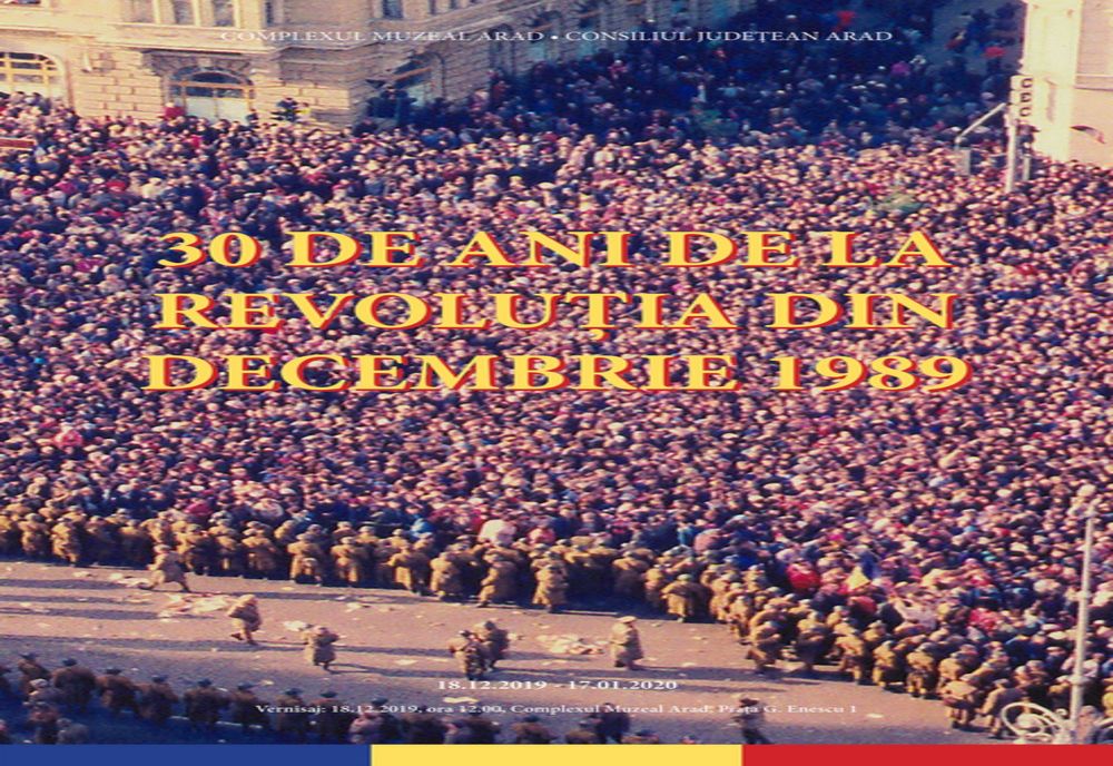 Arad: Revoluția din 1989: Lansare de carte dedicată tinerilor uciși în Revoluția din 1989 și expoziția "Caravana eroilor" din temnițele comuniste, miercuri, la Muzeul din Arad