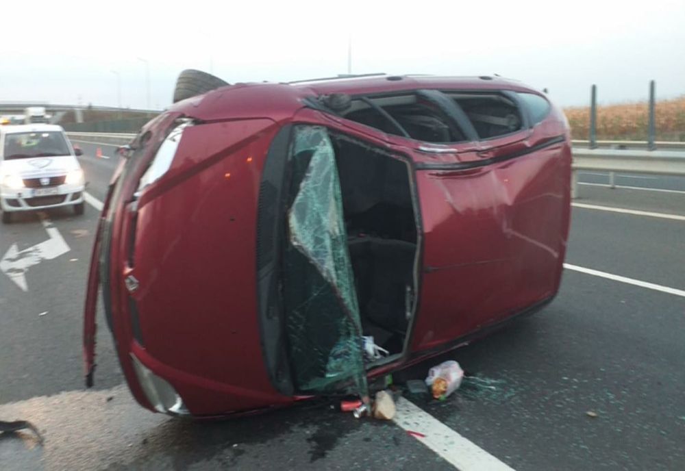 Accident pe autostradă