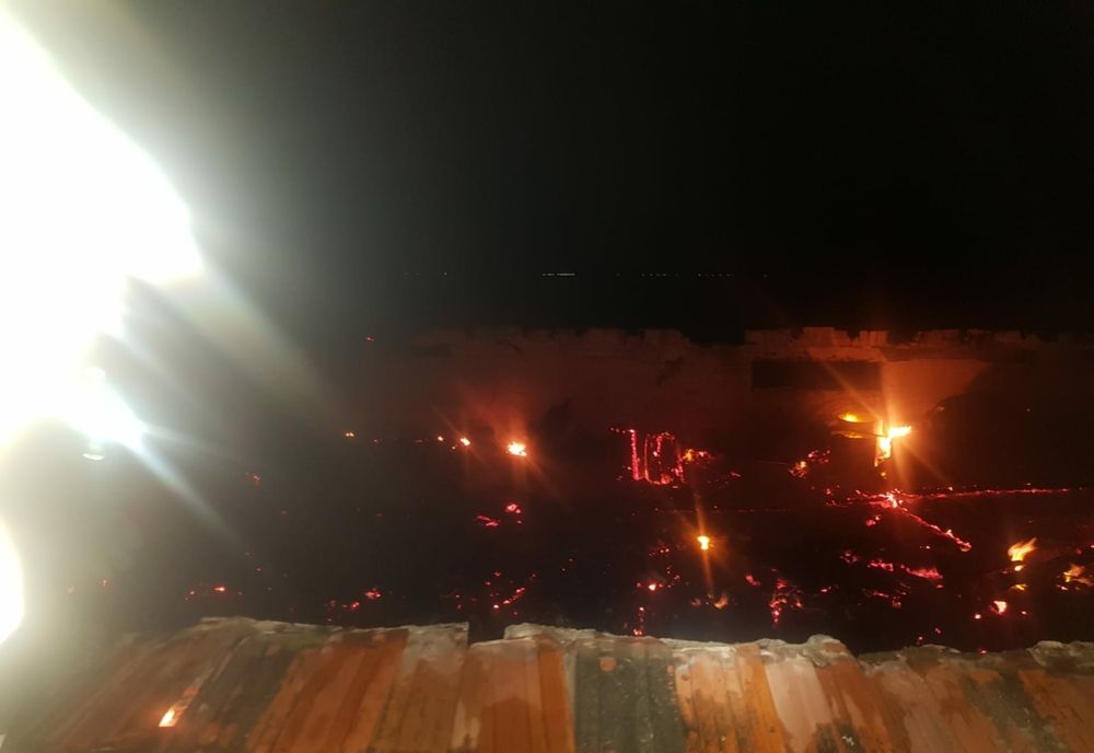 60 de animale moarte într-un incendiu, în județul Arad