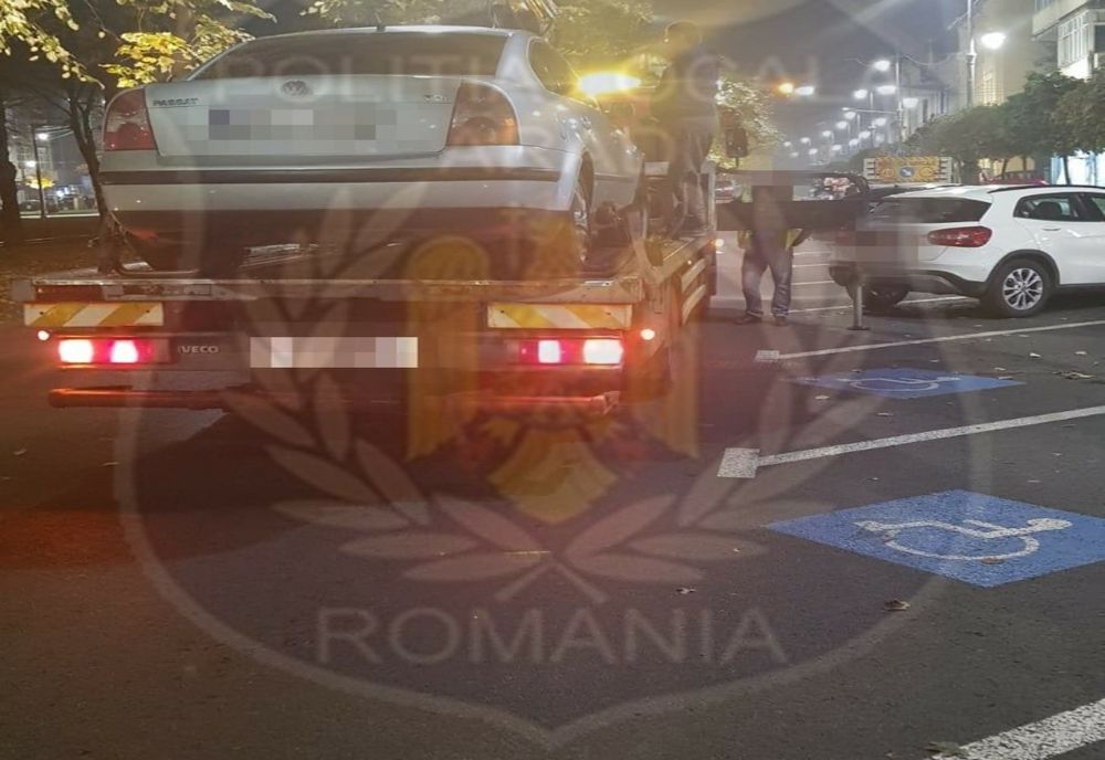 Parcare în locuri nepermise