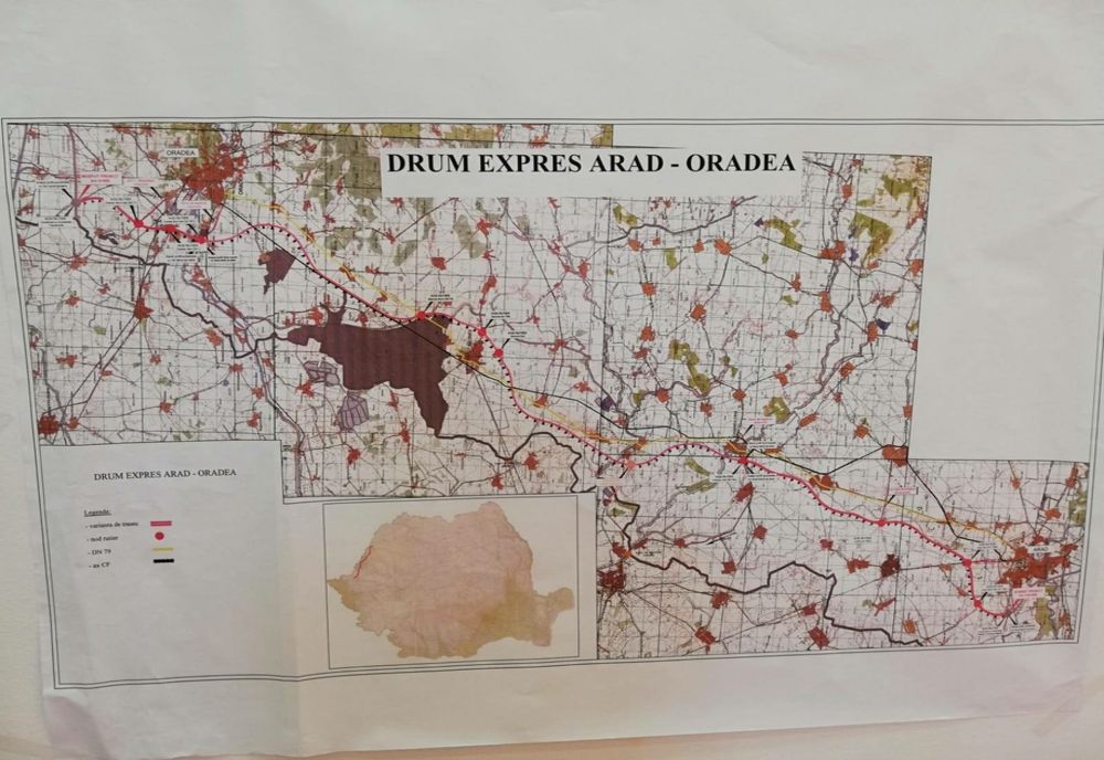 A fost lansată procedura de achiziție publică pentru contractarea documentației tehnice aferente investiției: DRUM EXPRES ORADEA-ARAD