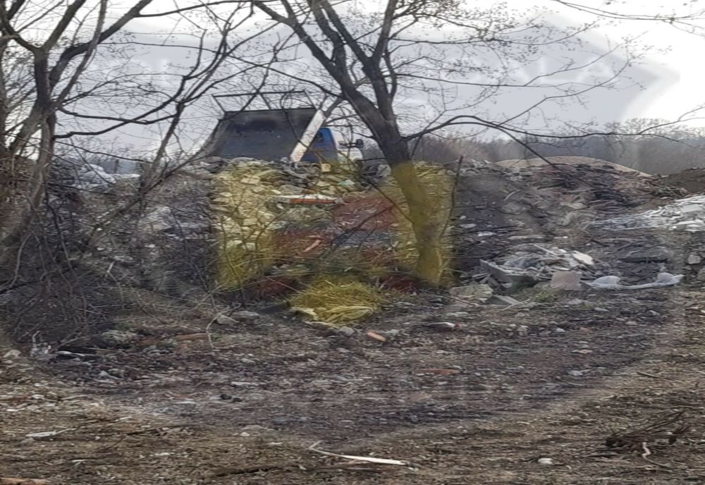 A aruncat deșeuri din construcții într-o pădure din județul Arad și a platit scump pentru asta