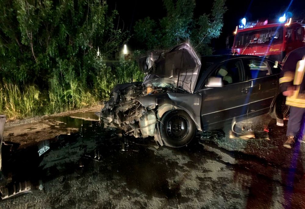 Accident cu cinci victime la Sântana