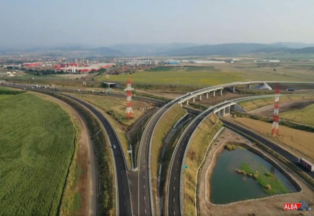 S-a deschis circulația pe bretelele 1 și 2 ale nodului rutier Sebeș