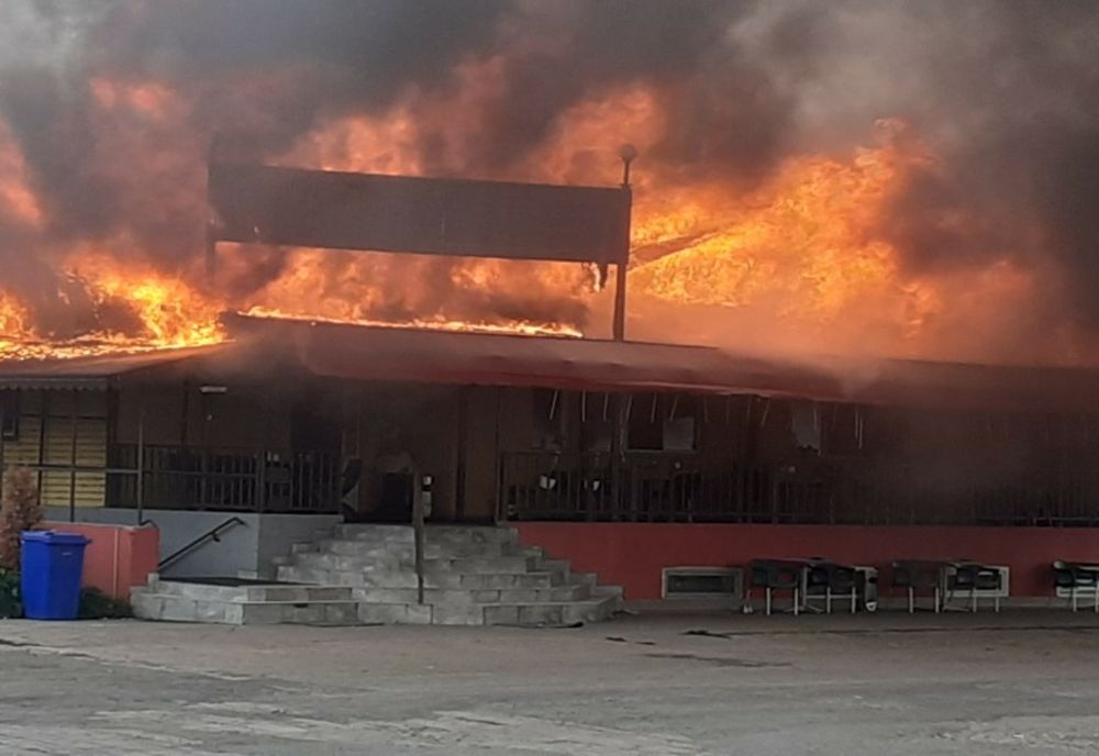 Incendiu la un restaurant din județul Arad