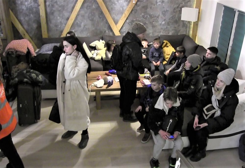 Aproximativ 50 de mame şi copii ucraineni, adăpostiţi într-o clinică privată din Arad