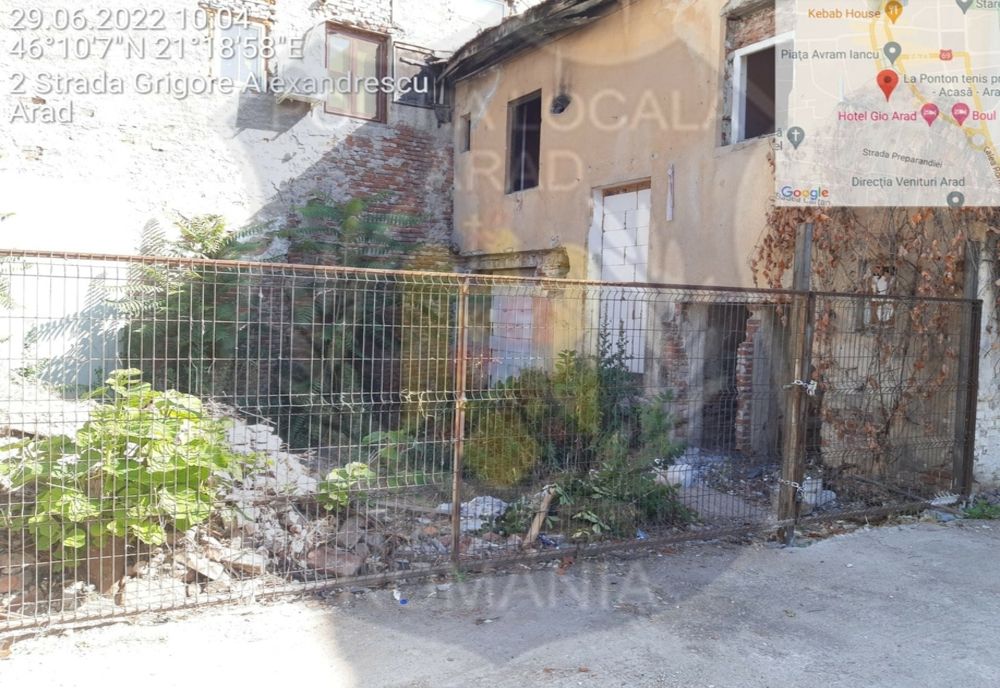 Amendă record la Arad. Proprietar de imobil în paragină, sancționat