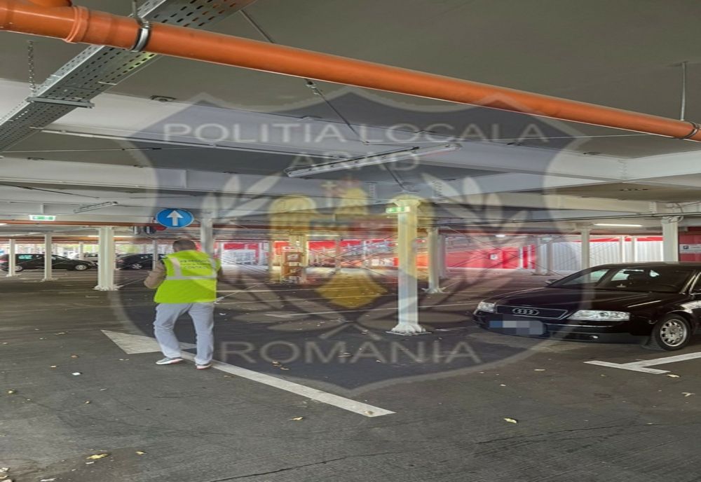 Amenzi în Fast Park pentru cei care opresc fără a avea contract. Amenzi de zeci de mii de lei