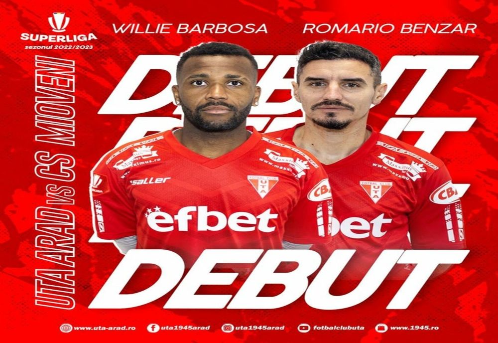 La debut în roșu-alb, în Superligă