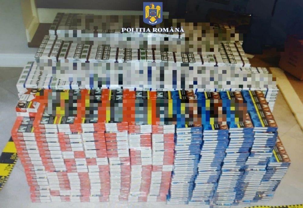 1.400.000 DE ȚIGARETE DESCOPERITE ÎN URMA UNOR PERCHEZIȚII