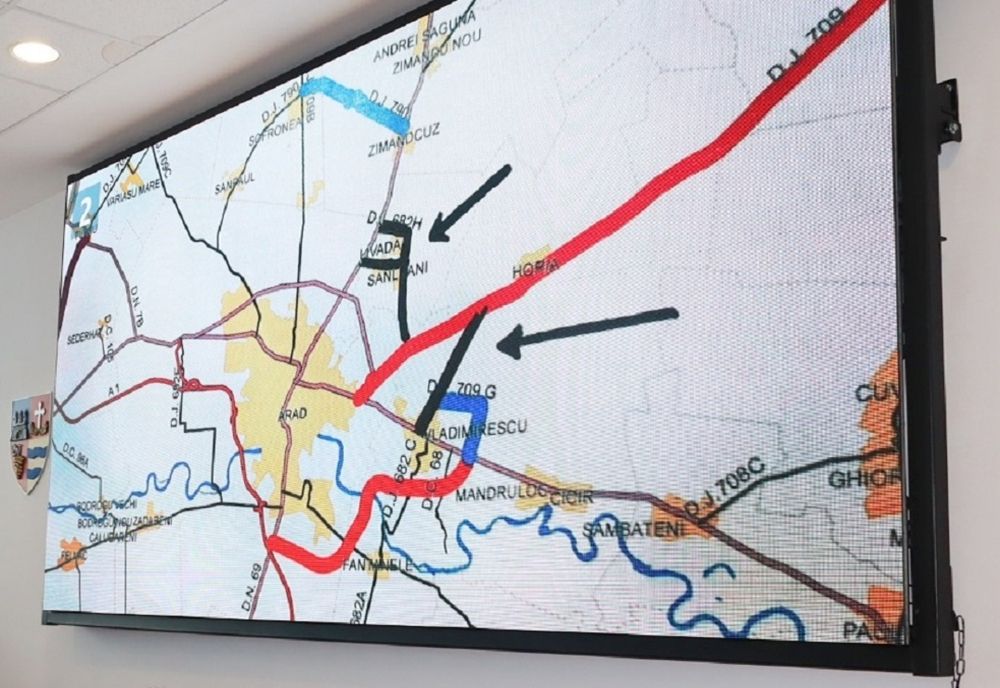 Centura de nord a comunei Vladimirescu  prinde contur