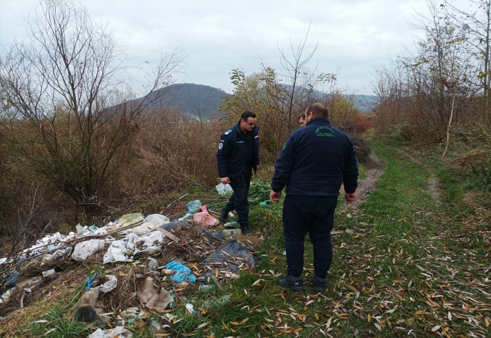 Tone de gunoaie descoperite de Garda de Mediu la marginea Pădurii Ceala, din Arad