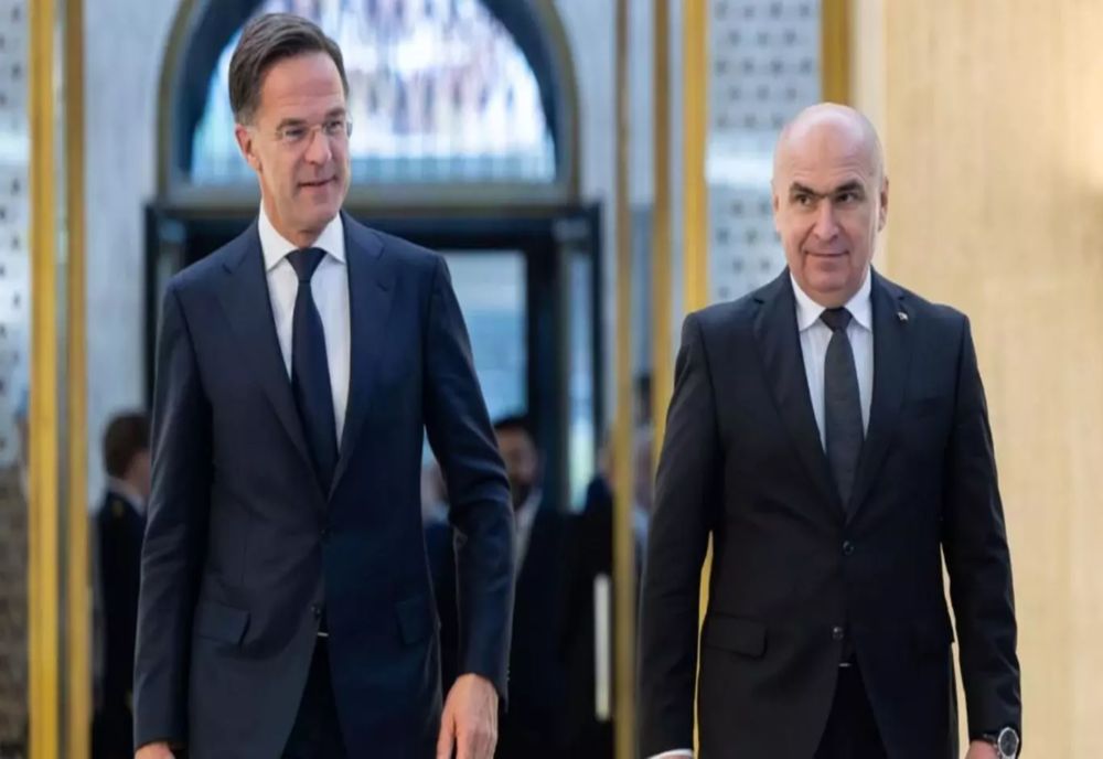 ÎNTÂLNIRE DE GREU LA PALATUL VICTORIA. ILIE BOLOJAN ȘI MARK RUTTE, DISCUTII DESPRE SECURITATEA ROMÂNIEI ȘI FLANCUL ESTIC AL NATO