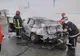 Arad: O mașină a ars complet, după ce a luat foc în mers pe DN7B