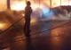 Arad: Autobuz distrus complet, după ce a luat foc în mers pe autostrada Arad-Nădlac