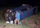 Arad: Accident între 2 microbuze cu 6 persoane. Un microbuz răsturnat, la marginea DN79. Unul dintre șoferi, băut