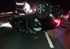Arad: Accident spectaculos pe autostrada vestului. Mașină răsturnată și blocată