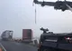  Arad: AUDIO FOTO Un camion s-a răsturnat pe autostrada A11 și a rupt parapeții