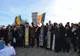 Arad: Monumentul dedicat preoților martiri, sfințit chiar pe malul Canalului Morilor, în care au fost aruncați de maghiari, cu o piatră de moară legată de corpuri