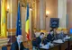 Arad: Consilierii municipalil, cu măşti şi mănuşi de protecţie, la ședința Consiliului Local