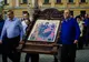 Arad: Procesiune cu Sfintele Moaște ale Sfântului Ioan Gură de Aur şi două icoane ale Maicii Domnului, de dimensiuni mari, în Duminica Floriilor, la Arad