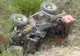 Răsturnați cu ATV-ul și rătăciți în pădure, salvați de pompieri