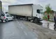 Accident între două TIR-uri și un autoturism