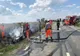 Grav accident de circulație în județul Arad. O mașină a luat foc
