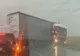 Șosea blocată de un TIR care a derapat 